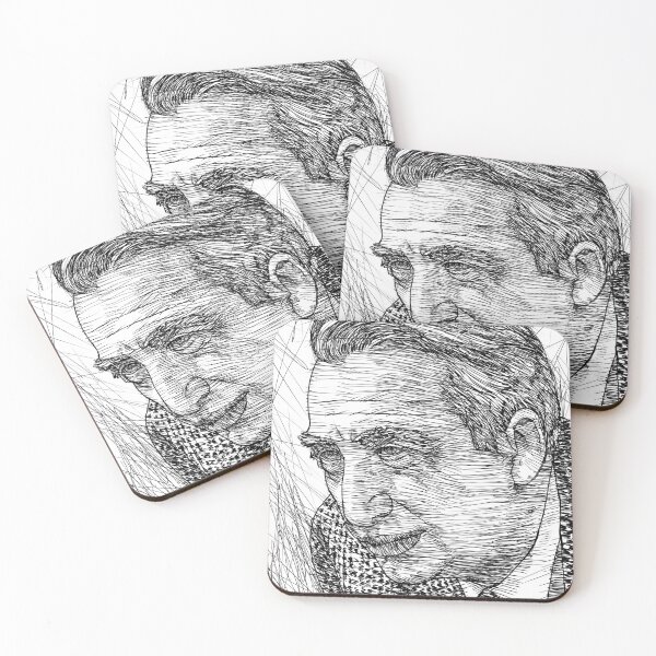 Item preview, ROLAND BARTHES ink portrait .1 designed and sold by lautir.