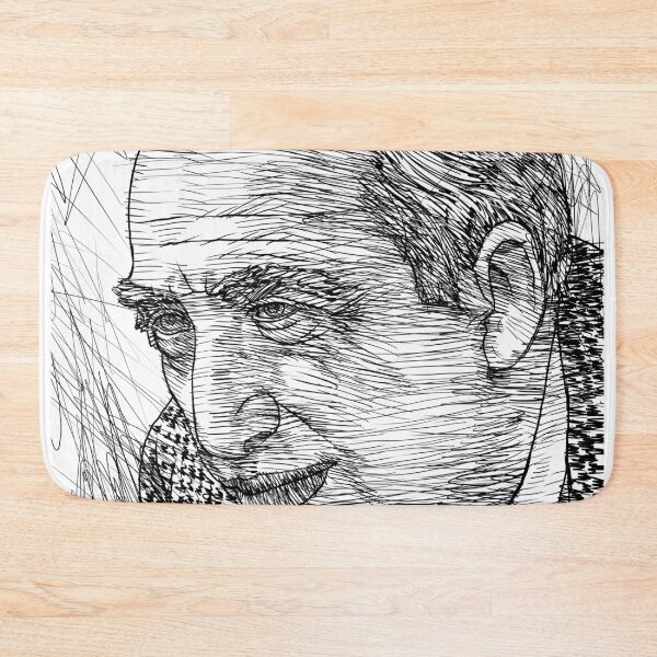 Item preview, ROLAND BARTHES ink portrait .1 designed and sold by lautir.
