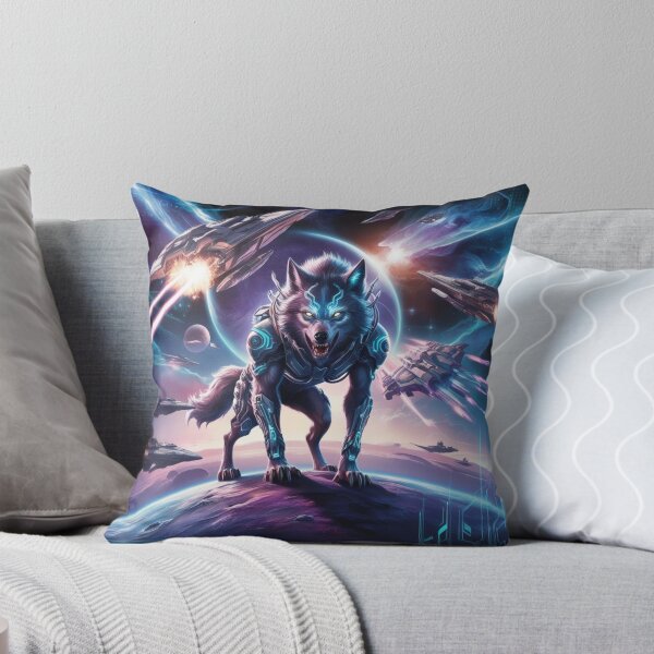 Item preview, Guerra cósmica: hombre lobo futurista contra alienígenas designed and sold by MrTrendyDesigns.