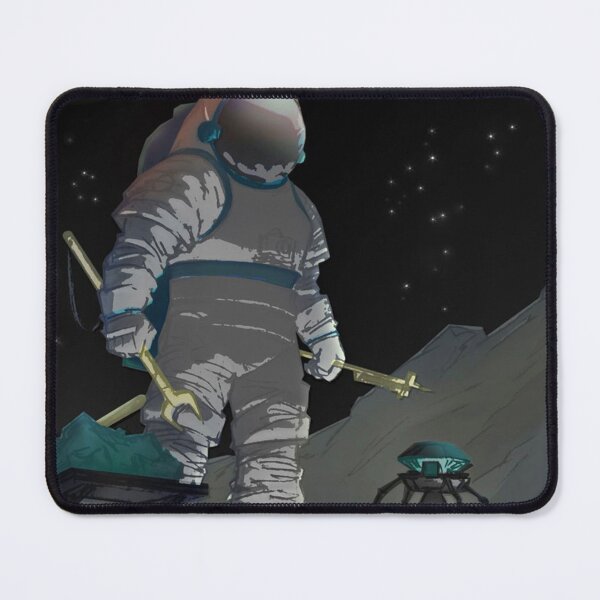 Item preview, STK205447S-Work The Night Shift On Mars' Moon - Space Travel Recruitment Poster designed and sold by StocktrekImages.