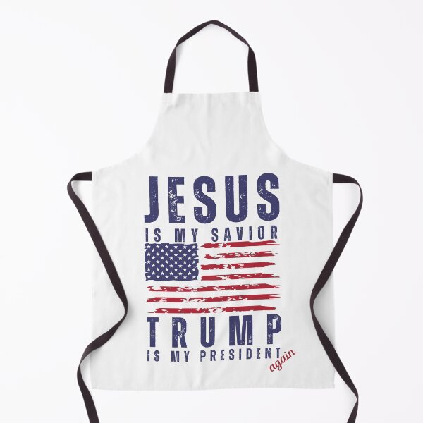Item preview, Jesus is my savior and Trump is my president again designed and sold by Lady-Frost.