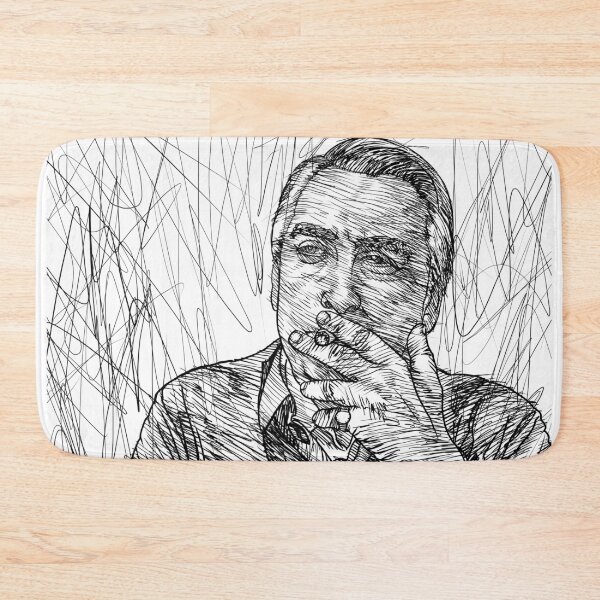 Item preview, ROLAND BARTHES ink portrait .2 designed and sold by lautir.