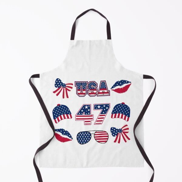 Item preview, Usa 47 kiss bow glasses flag hat designed and sold by Lady-Frost.