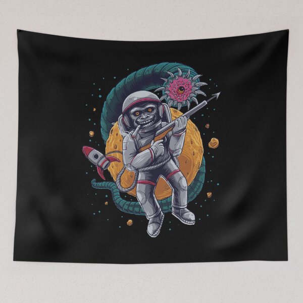 Item preview, Cosmic Monkey Funny Gifts for a gift for people with big imagination designed and sold by FelkMariShop.