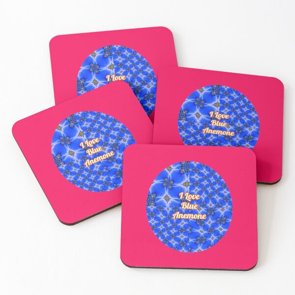 Item preview, Blue Garden Anemone Pattern designed and sold by Patternflower.