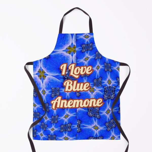 Item preview, Blue Garden Anemone Pattern designed and sold by Patternflower.