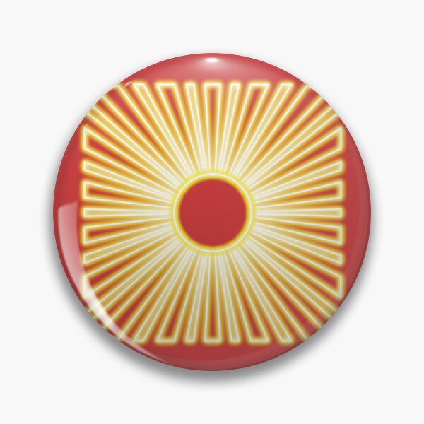 Item preview, Neon effect sun design #4 red background designed and sold by PEB-creative24.
