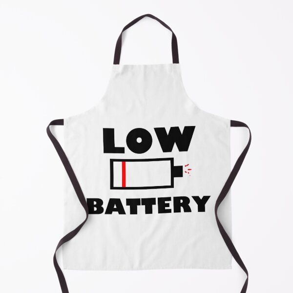 Item preview, Low Battery illustration quote designed and sold by Wish Design.