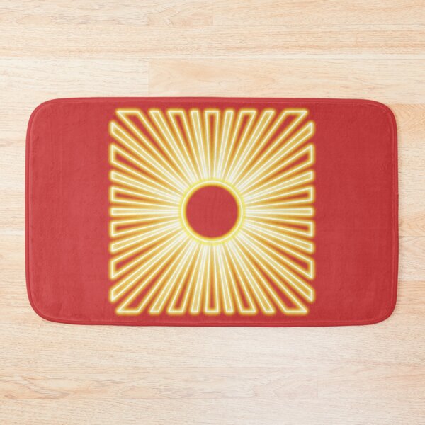 Item preview, Neon effect sun design #4 red background designed and sold by PEB-creative24.
