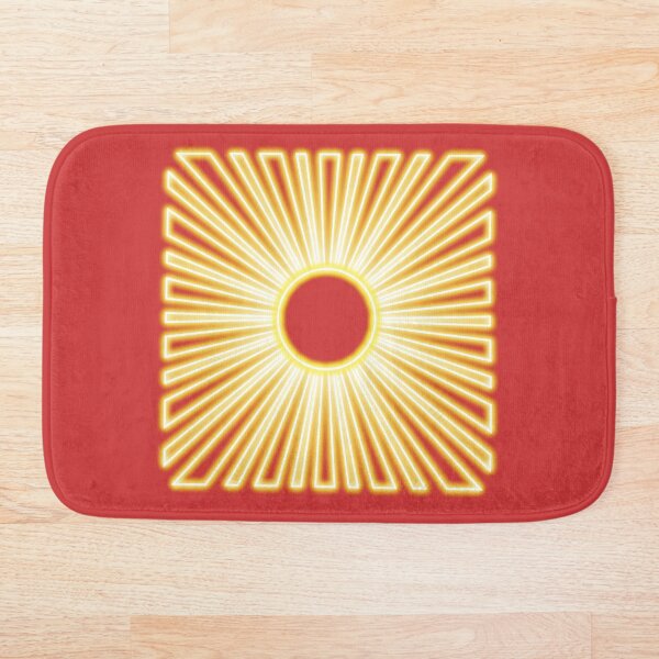 Item preview, Neon effect sun design #4 red background designed and sold by PEB-creative24.