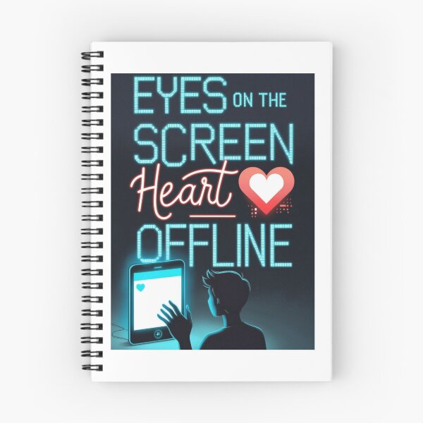 Item preview, "Eyes on the Screen, Heart Offline: The Reality of Digital Disconnect" designed and sold by IINSPIRA.