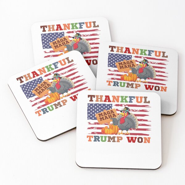 Item preview, Thankful Trump won thanksgiving MAHA MAGA turkey designed and sold by Lady-Frost.