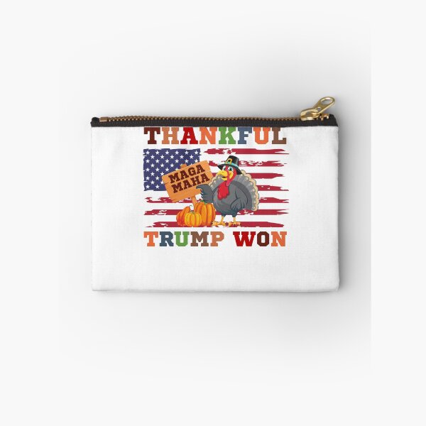 Artikelvorschau, Dankbar, Trump gewann Thanksgiving MAHA MAGA Truthahn entworfen und verkauft von Lady-Frost.