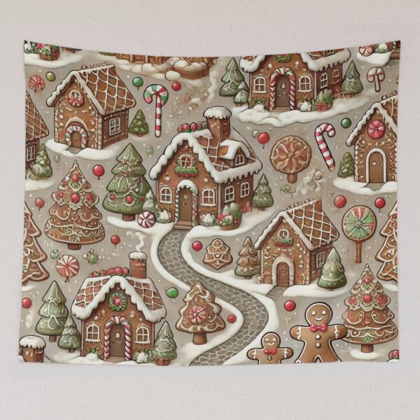 Item preview, Gingerbread village designed and sold by ValerieStOnge.