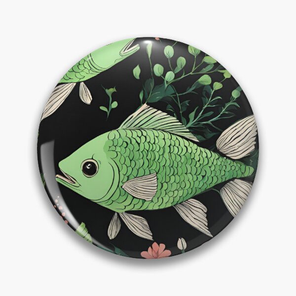 Item preview, Amazon green fish designed and sold by Vilemo.