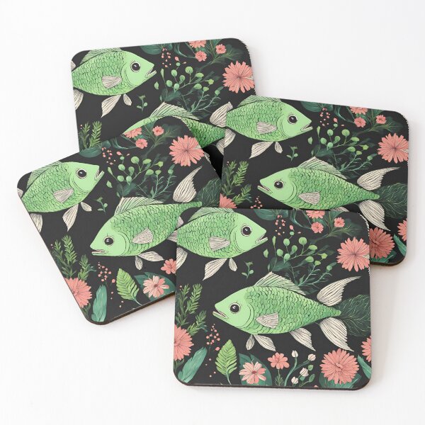 Item preview, Amazon green fish designed and sold by Vilemo.