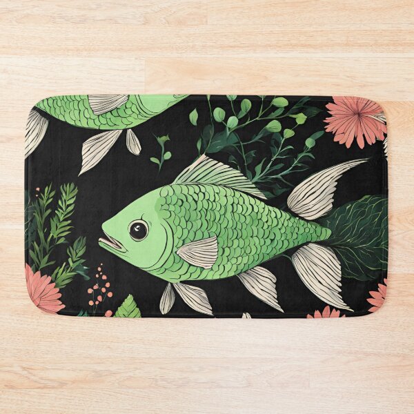 Item preview, Amazon green fish designed and sold by Vilemo.