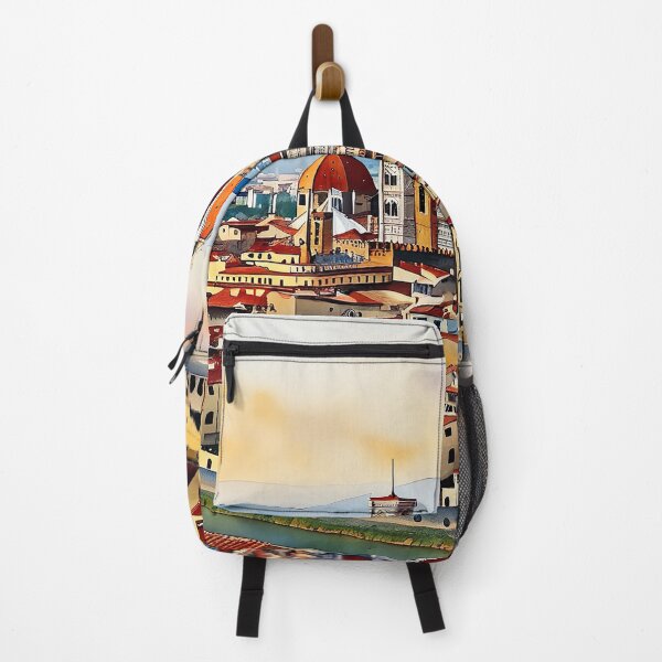 Item preview, Elegant Watercolor: Florence's Duomo and Sunset Reflections designed and sold by ArteeInnovation.