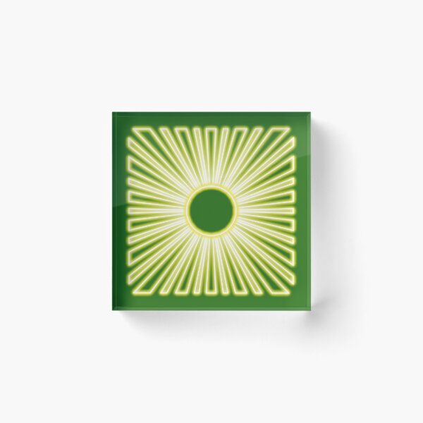 Item preview, Neon effect sun design #4 green background designed and sold by PEB-creative24.