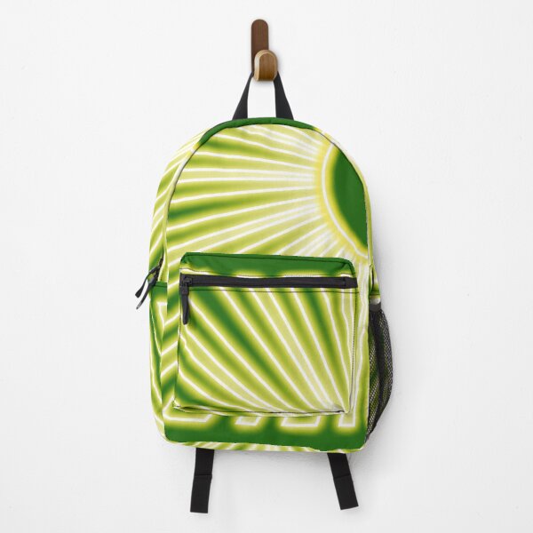Item preview, Neon effect sun design #4 green background designed and sold by PEB-creative24.