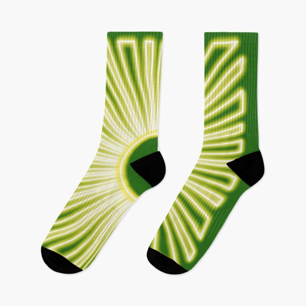 Item preview, Neon effect sun design #4 green background designed and sold by PEB-creative24.