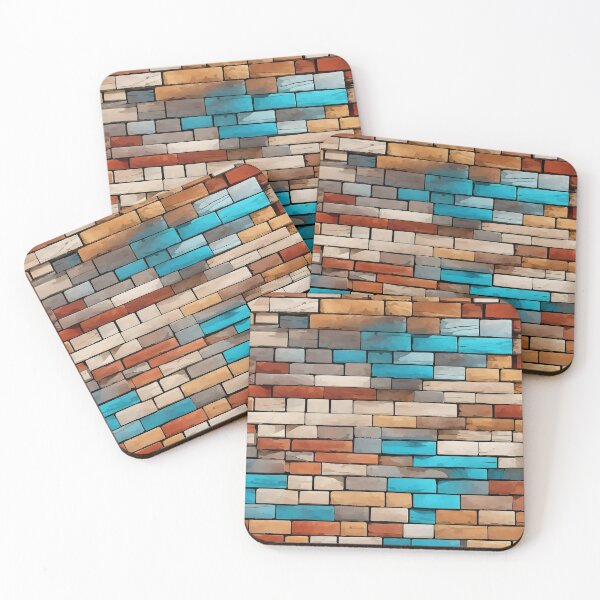 Item preview, Abstract Painting Color Bricks Fractal designed and sold by Gabi.Media.
