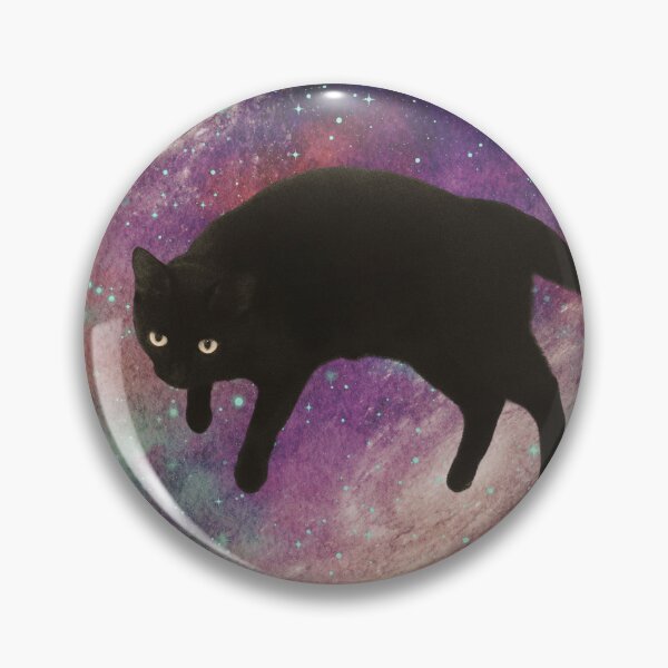 Item preview, Galaxy Cat – Black Cat Exploring the Cosmos designed and sold by kosabogi.