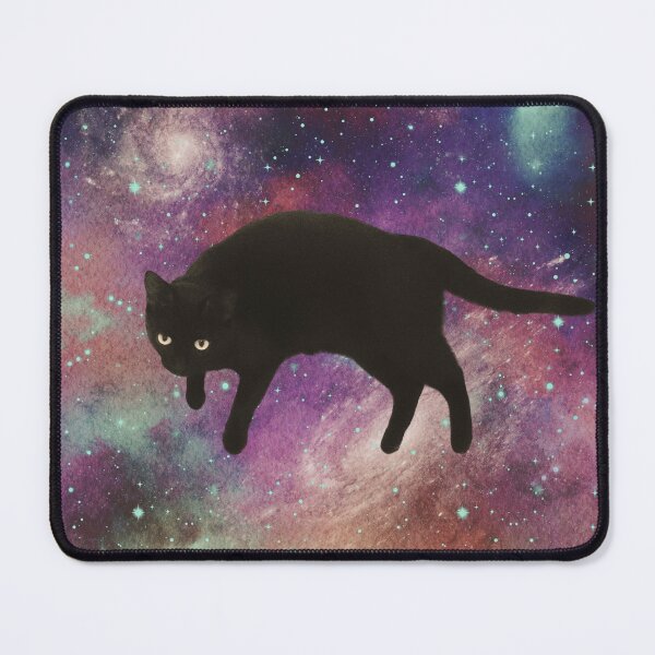 Item preview, Galaxy Cat – Black Cat Exploring the Cosmos designed and sold by kosabogi.