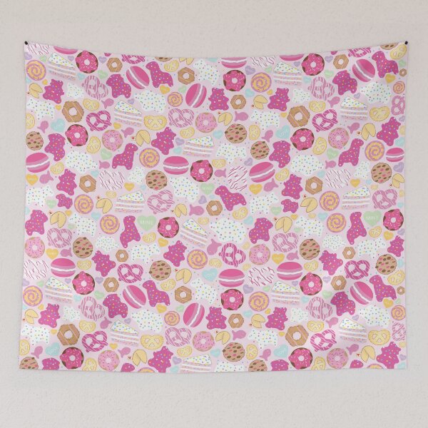 Item preview, Sweet Pastel Pink Snack Dreams designed and sold by thecookiemousse.