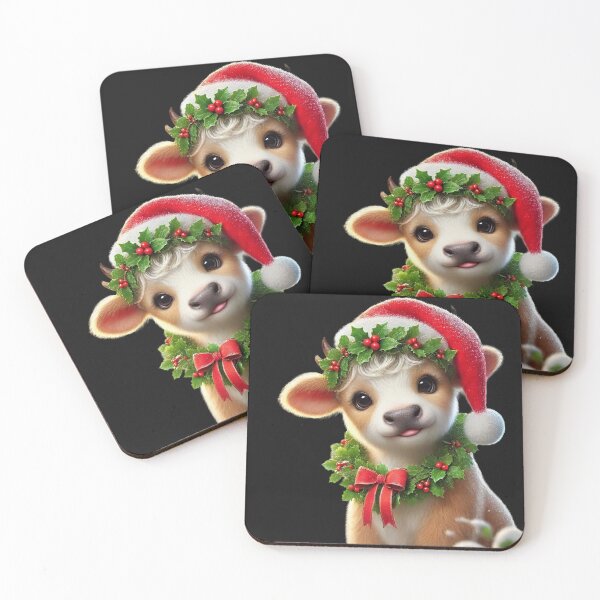 Item preview, Holly Jolly Moo-mas! designed and sold by GlassPenny.