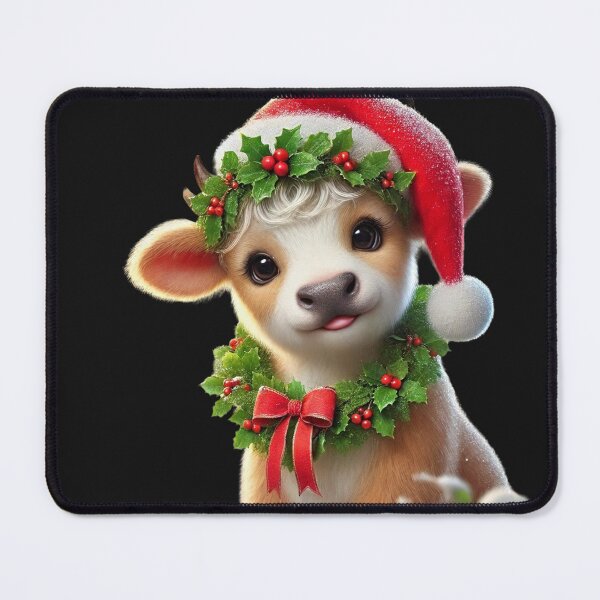 Item preview, Holly Jolly Moo-mas! designed and sold by GlassPenny.