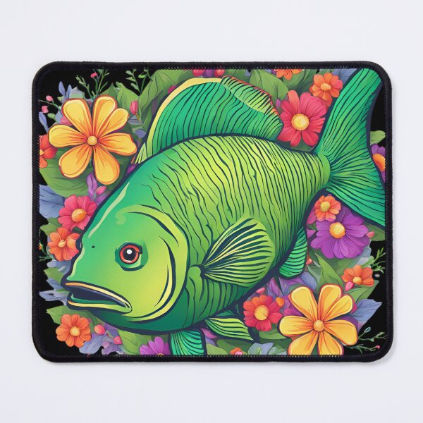 Item preview, Green fish designed and sold by Vilemo.