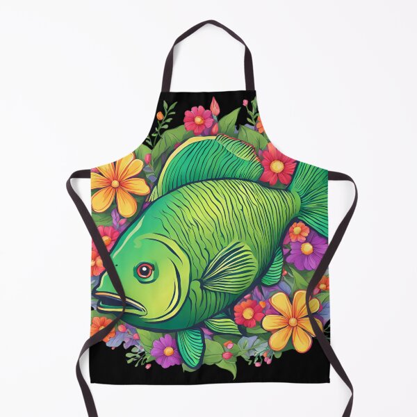 Item preview, Green fish designed and sold by Vilemo.