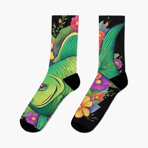Item preview, Green fish designed and sold by Vilemo.