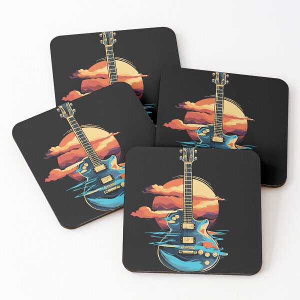 Item preview, Guitar Sunset Dreams designed and sold by Erebeer.