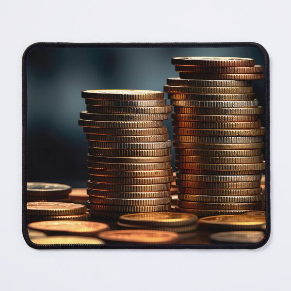 Item preview, Micro Photography - Stacked Coins designed and sold by KootenayDesigns.