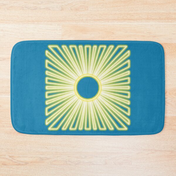 Item preview, Neon effect sun design #4 blue background designed and sold by PEB-creative24.