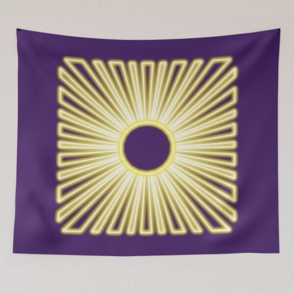 Item preview, Neon effect sun design #4 purple background designed and sold by PEB-creative24.
