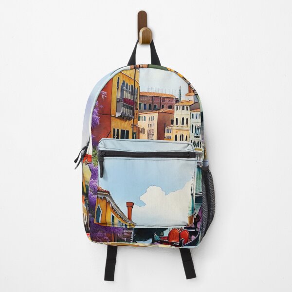 Item preview, Romantic Watercolor: Venice Gondolas and Rialto Bridge designed and sold by ArteeInnovation.