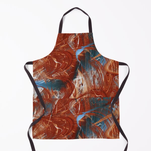 Item preview, Painterly Fractal Abstract Pattern designed and sold by pinkal.