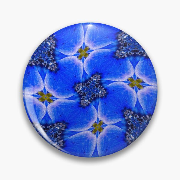Item preview, Blue Garden Anemone Pattern designed and sold by Patternflower.