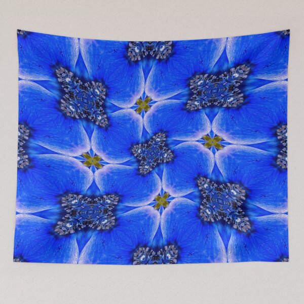 Item preview, Blue Garden Anemone Pattern designed and sold by Patternflower.