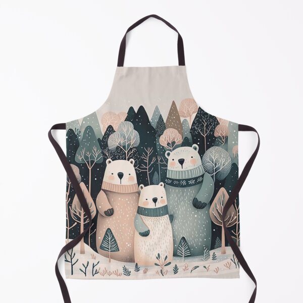 Item preview, Bears in Snowy Forest designed and sold by WintBloom.