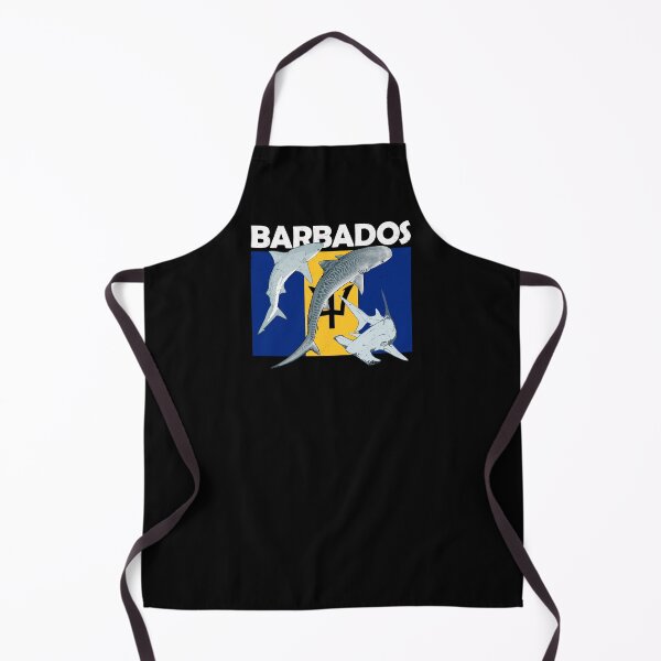 Item preview, Barbados tiger shark bull shark hammerhead shark designed and sold by NicGrayGraphic.