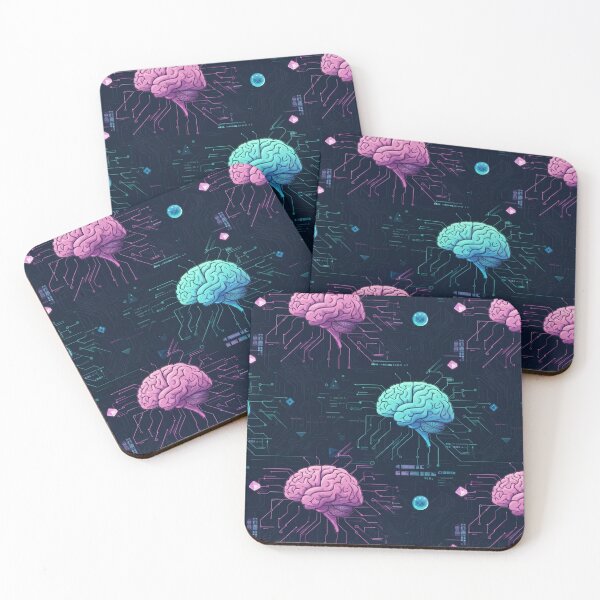 Item preview, Cybernetic Brain with Code Flow designed and sold by MySignatureItems.