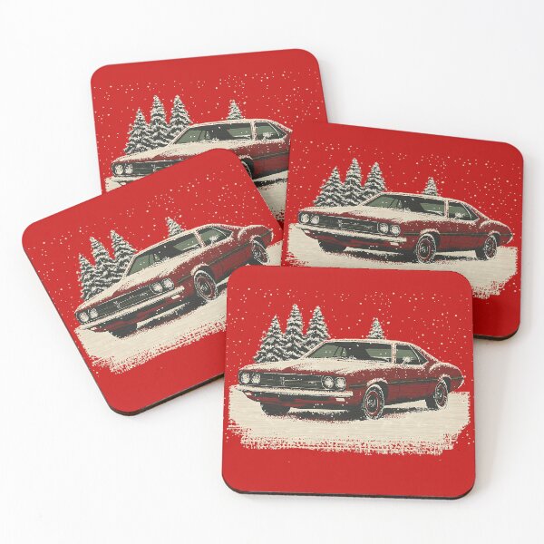 Item preview, Knitted Christmas Muscle Car designed and sold by The Art of Kkatarynka.