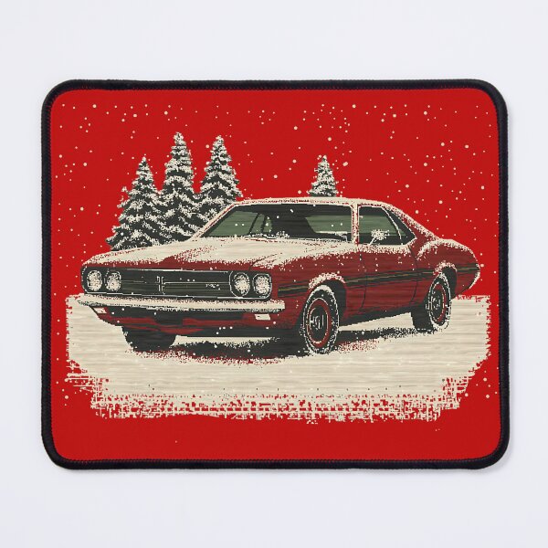 Item preview, Knitted Christmas Muscle Car designed and sold by The Art of Kkatarynka.