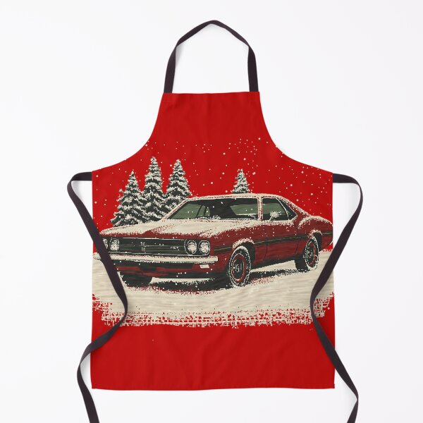 Item preview, Knitted Christmas Muscle Car designed and sold by The Art of Kkatarynka.