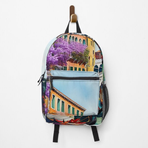 Item preview, Romantic Watercolor: Gondolas and Rialto Bridge in Venice designed and sold by ArteeInnovation.