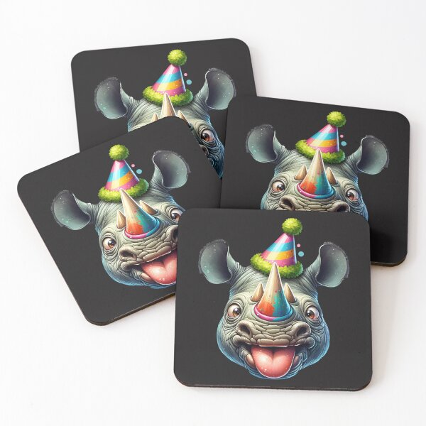 Item preview, Funny Rhino Party Hat designed and sold by AwesomeBeyondLimits.